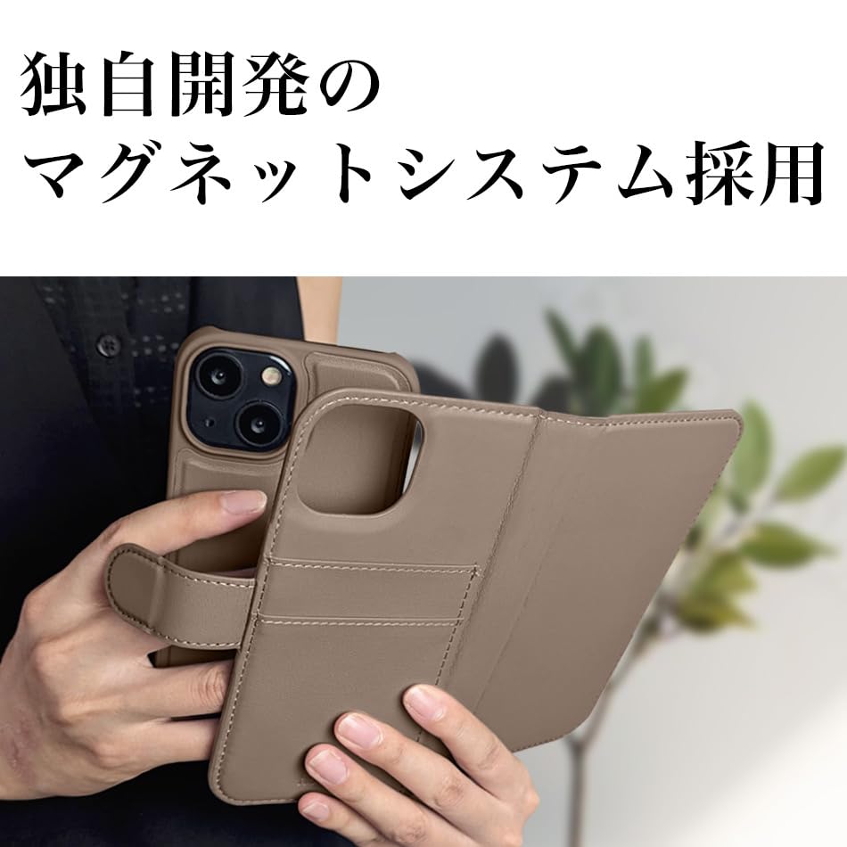 Amazon.co.jp: Holdit iPhone 14 13 ケース 手帳型 分離 ブランド